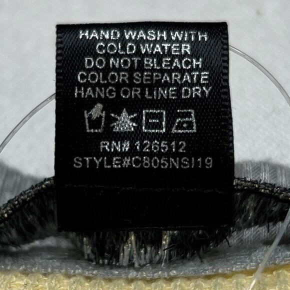 Crash & Burn Logo Shade Thermal Waffle T-Shirt Rhinestone Sequin Women's M NWT - Picture 7 of 11